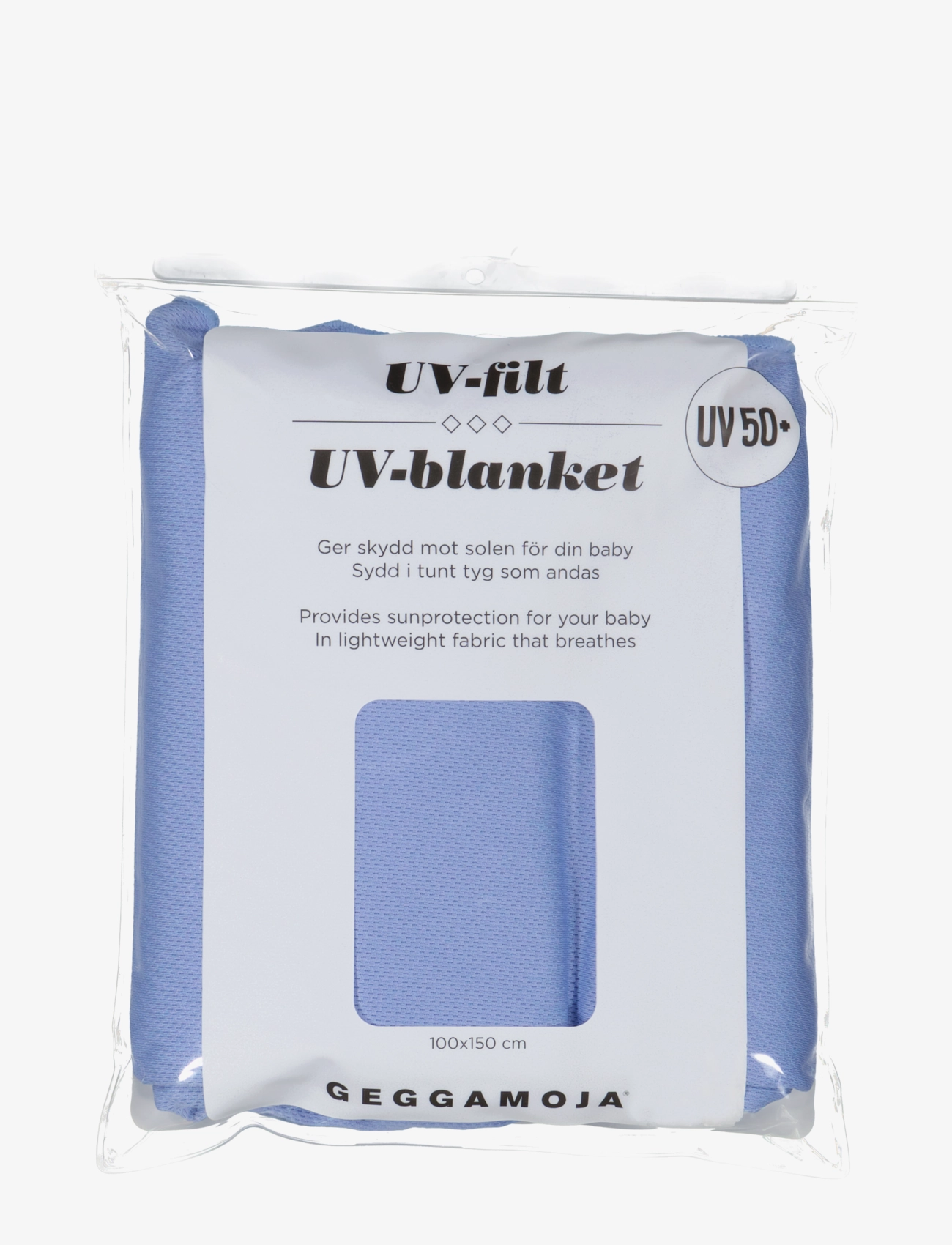 Geggamoja - UV Blanket - babyfiltar - blue - 2