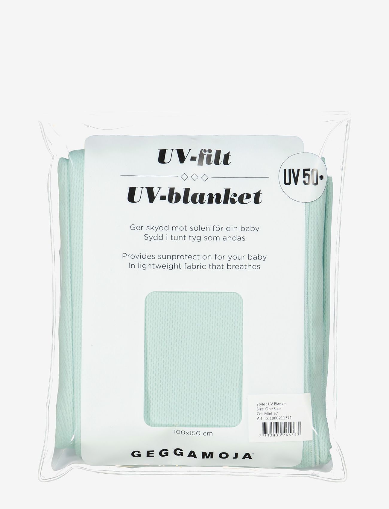 Geggamoja - UV Blanket - baby blankets - mint - 1