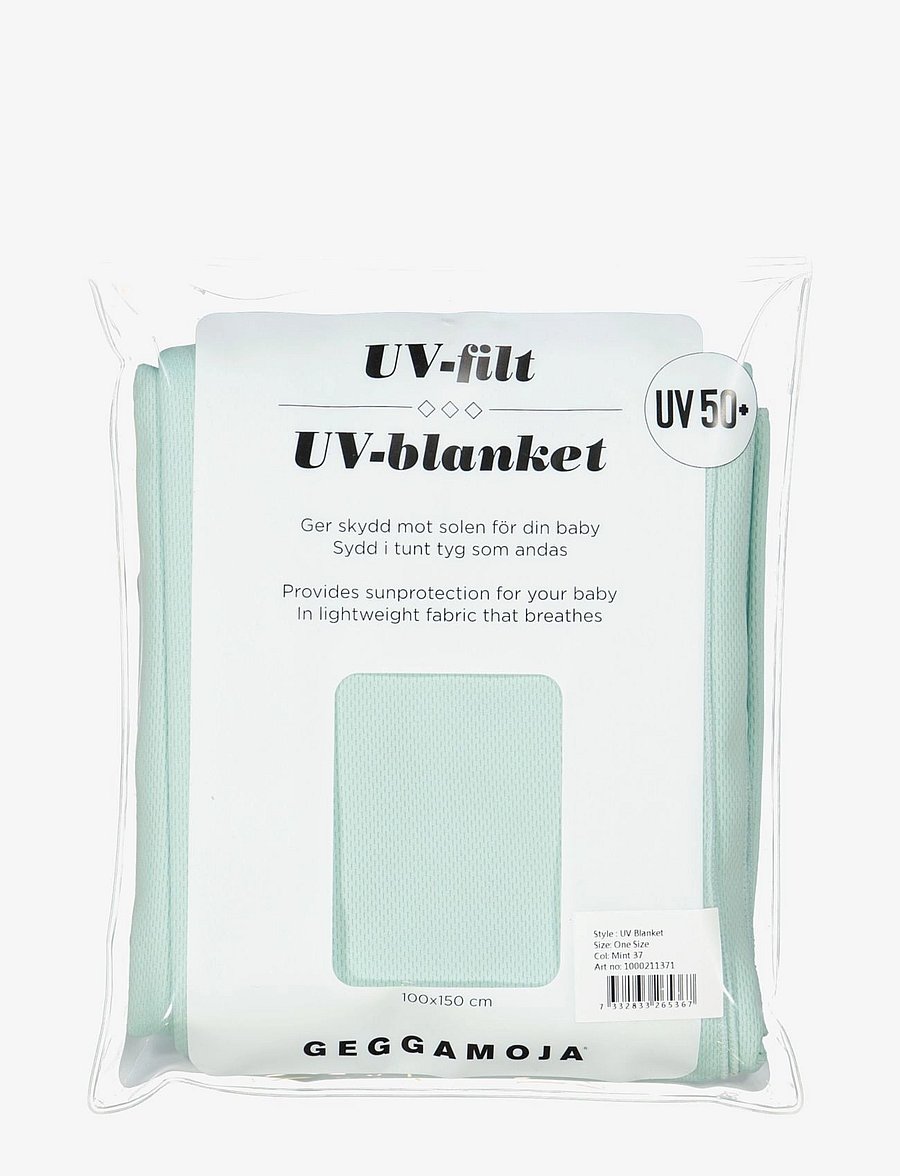 Geggamoja - UV Blanket - babyfiltar - mint - 1