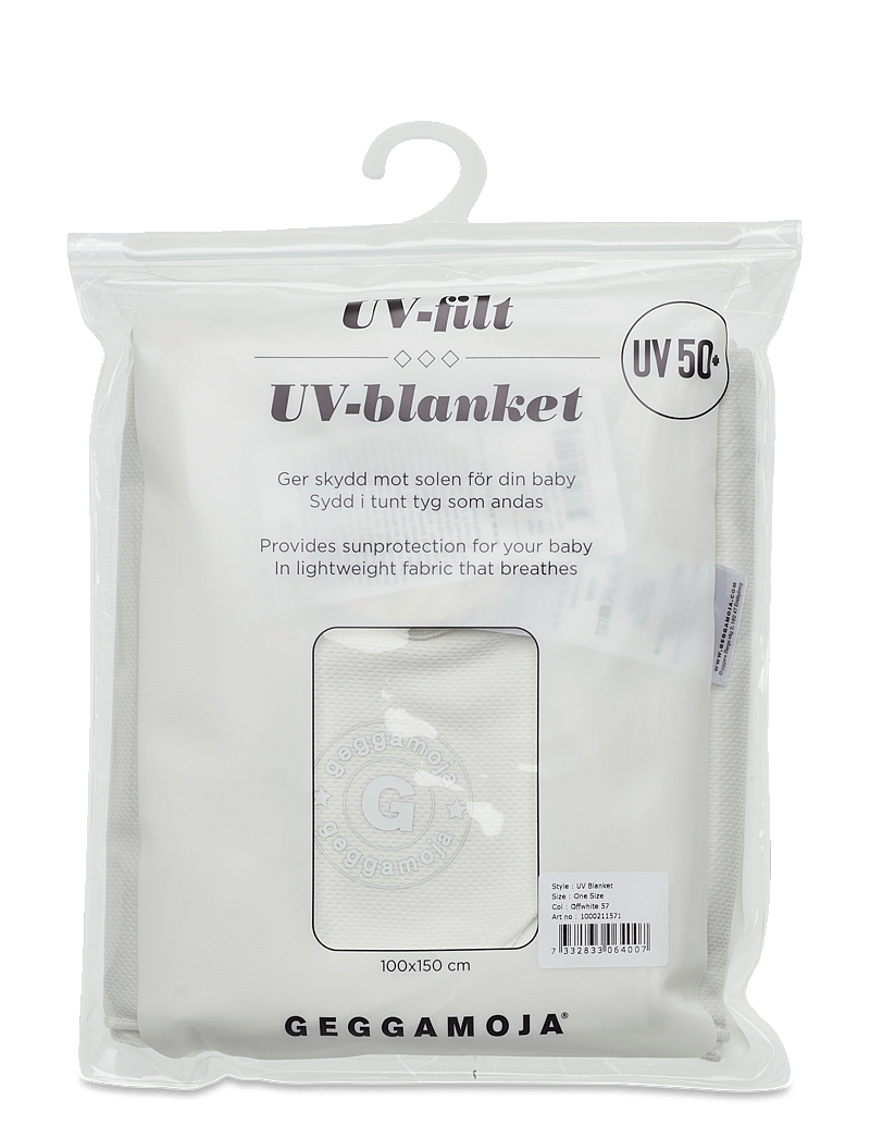 Geggamoja - UV Blanket - kids - offwhite - 1