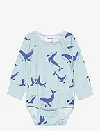 Bamboo Body Long-sleeve - L,BLUE WHALE