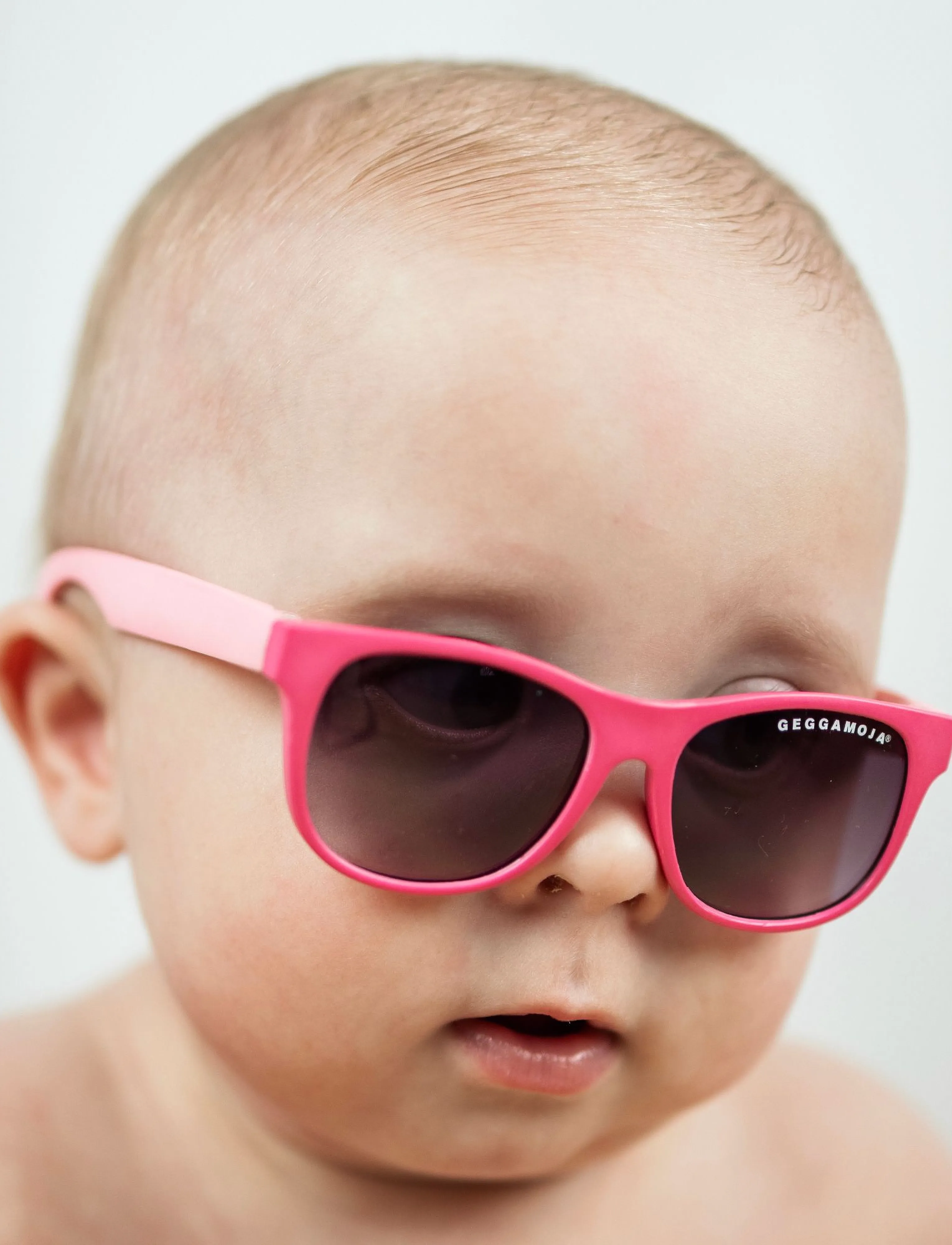 Geggamoja Baby Sunglass, 0-10M, Accessories, Rosa - Sunglasses, Kinder