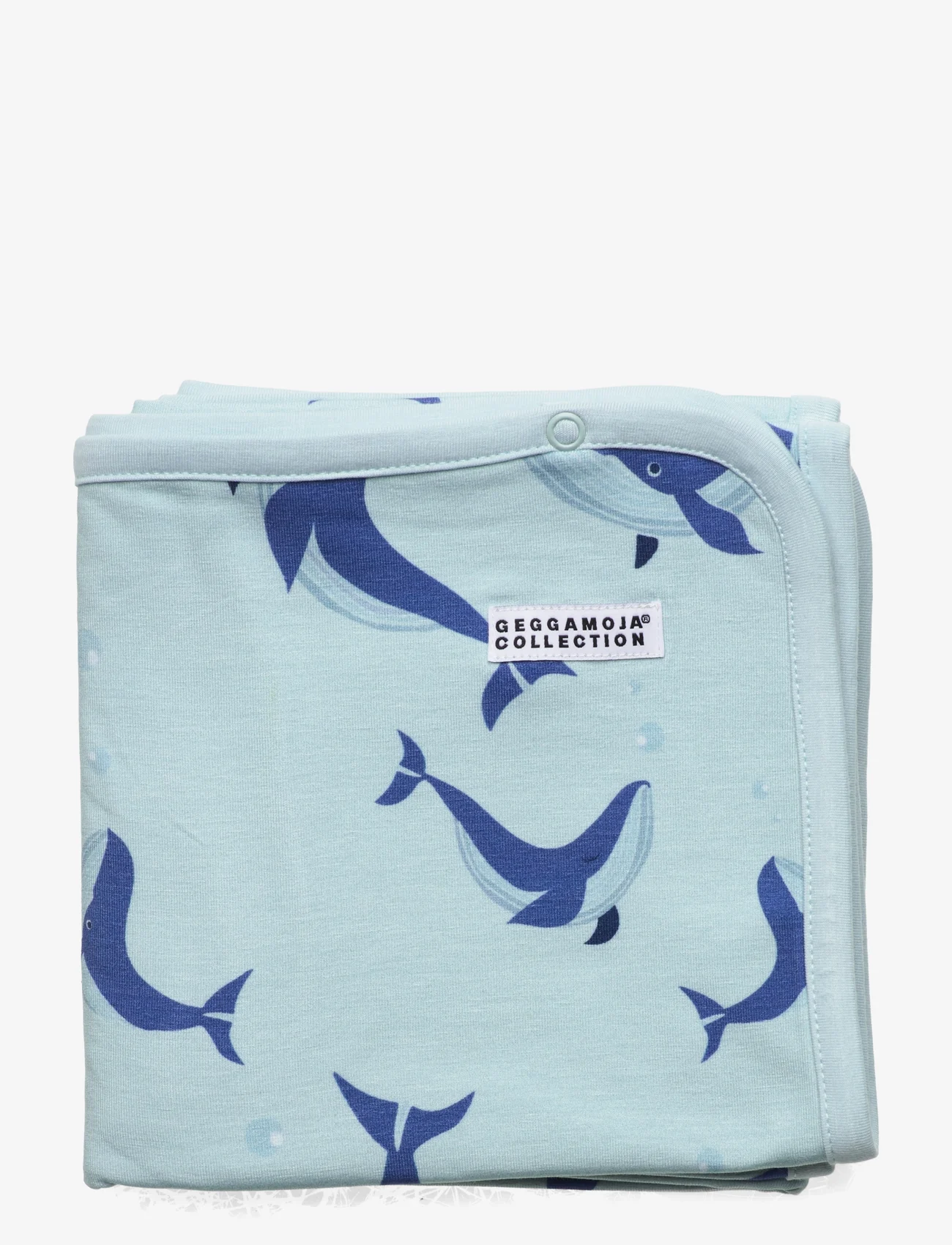 Geggamoja - Bamboo Baby blanket - zemākās cenas - l,blue whale - 0