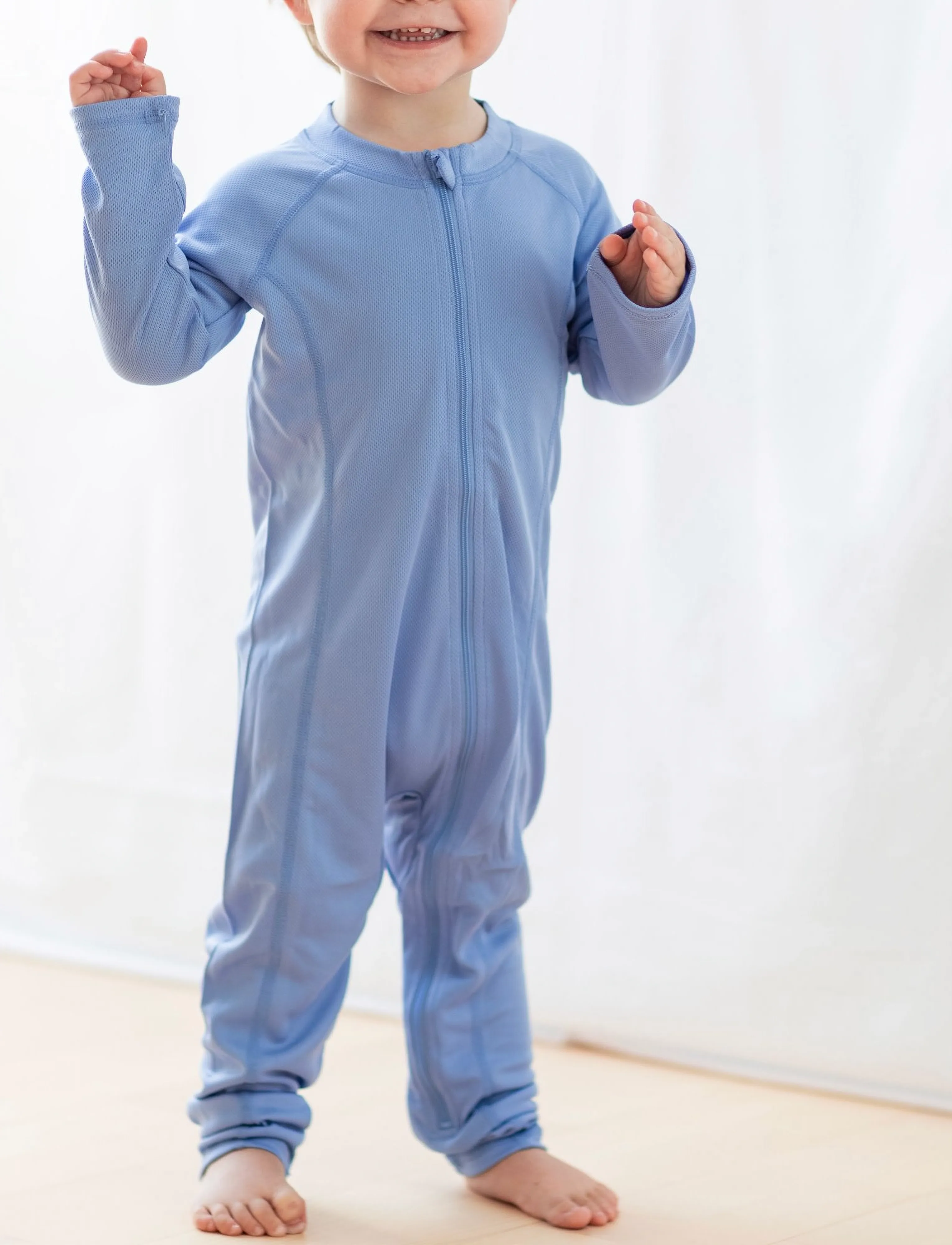 Geggamoja Uv Baby Suit, 50-56, Blue, Uv-Tøj > Uv-Dragter, Børn