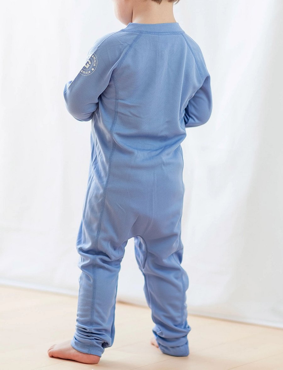Geggamoja - UV Baby suit - vêtements uv - blue - 3