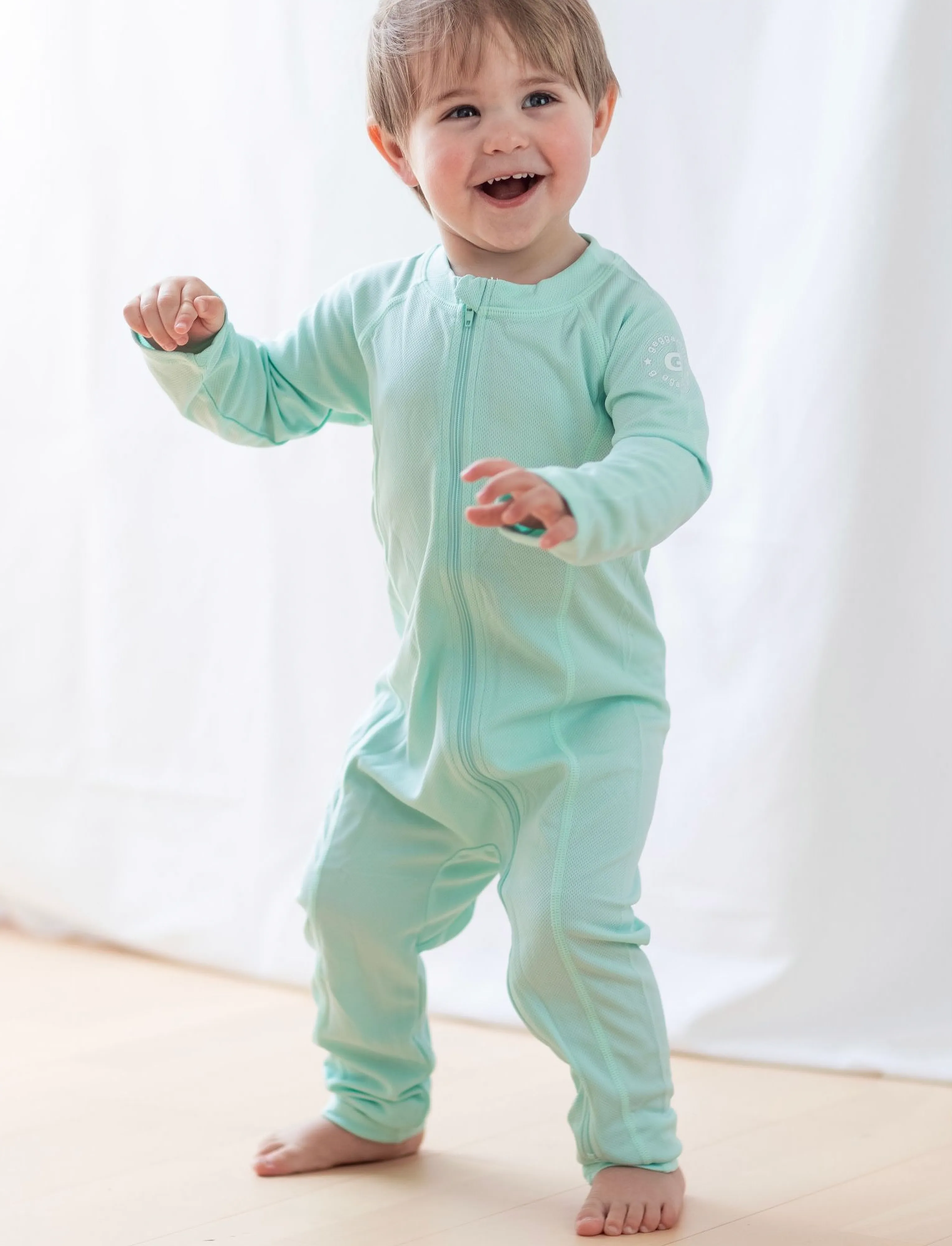 Geggamoja Uv Baby Suit, 74-80, Blue, Uv-Tøj > Uv-Dragter, Børn