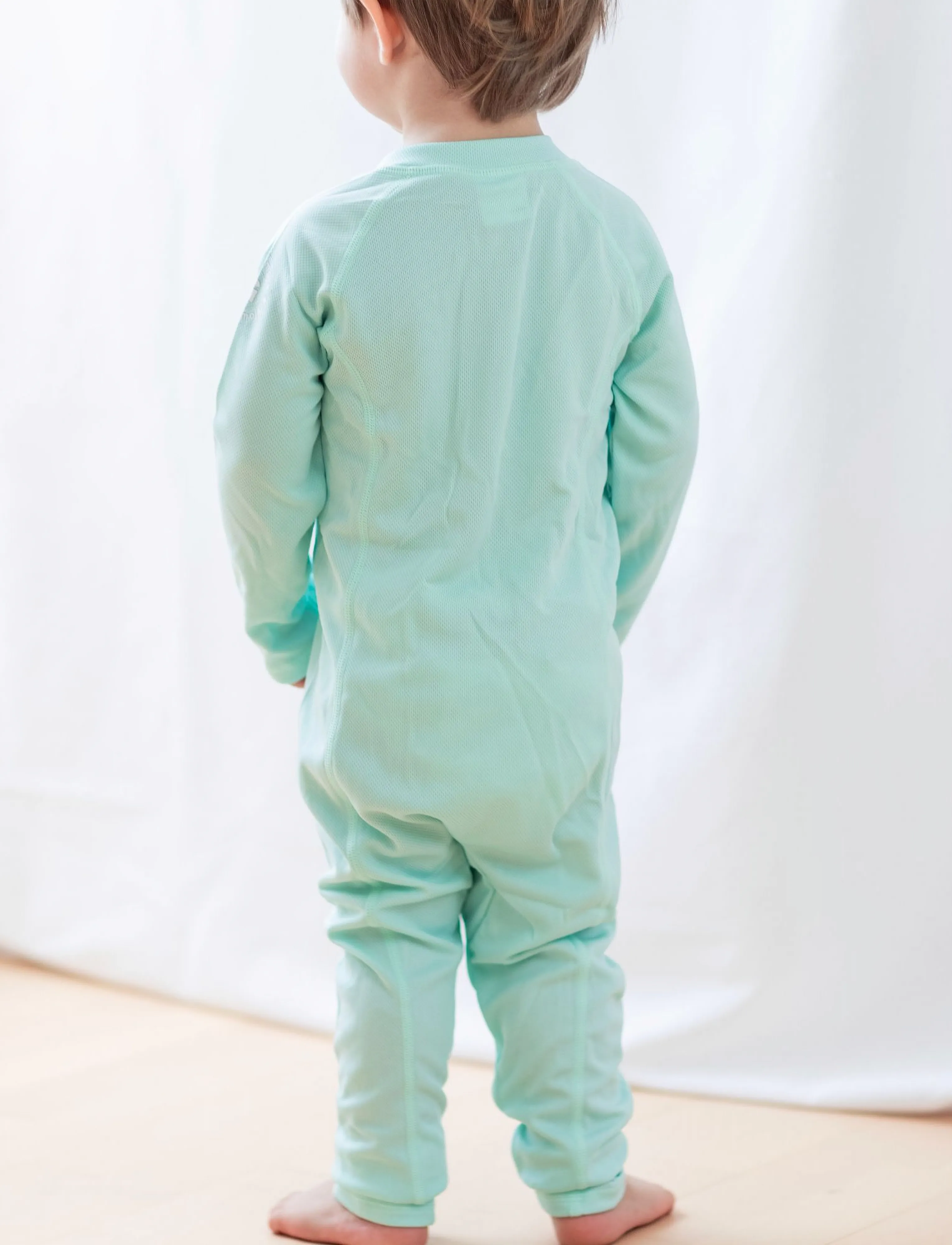 Geggamoja - UV Baby suit  - uv-tøj - mint - 2