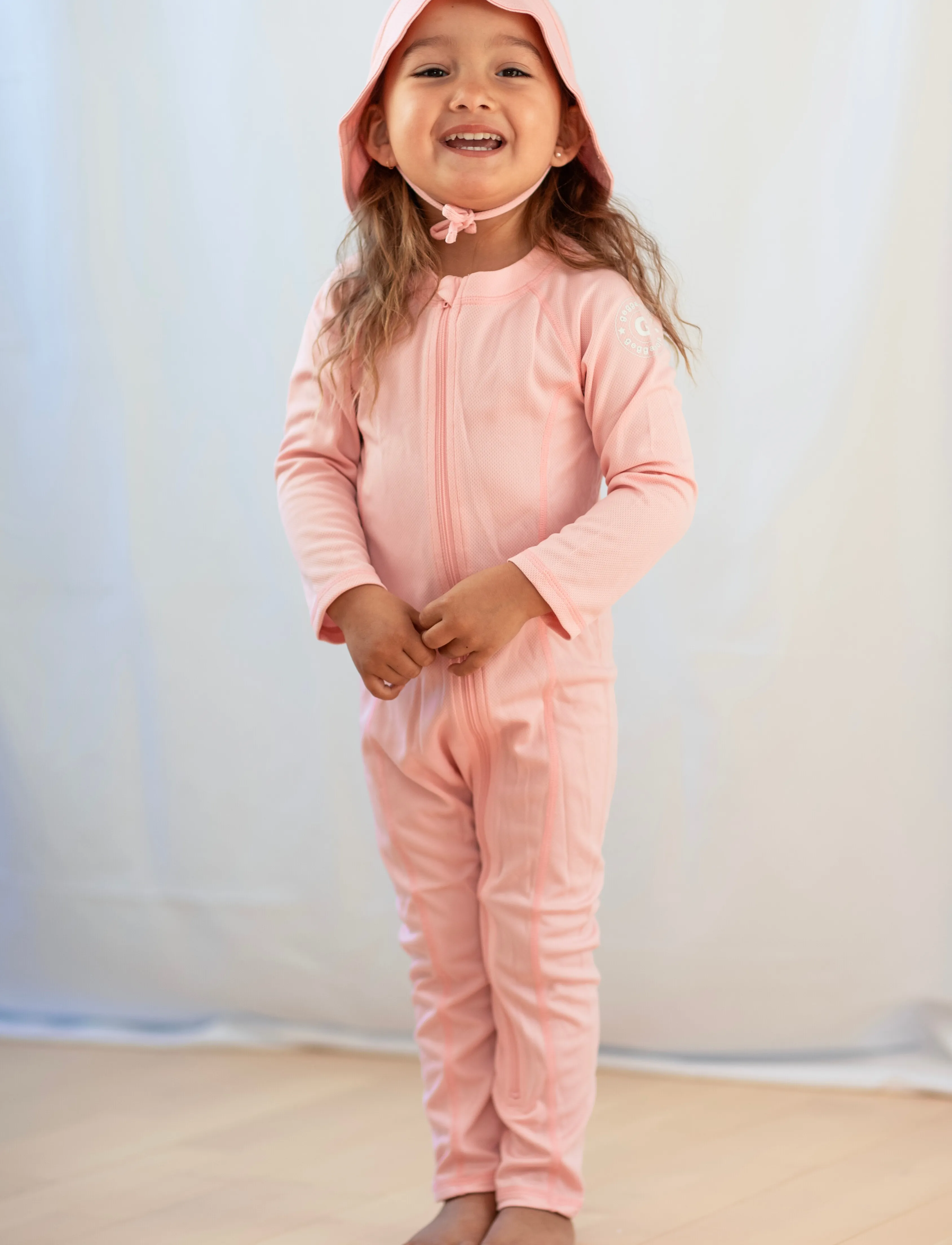 Geggamoja Uv Baby Suit, 62-68, Pink, Uv-Tøj > Uv-Dragter, Børn