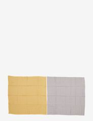 Geggamoja - 2-pack Muslin blankets - lowest prices - mustard/grey - 1