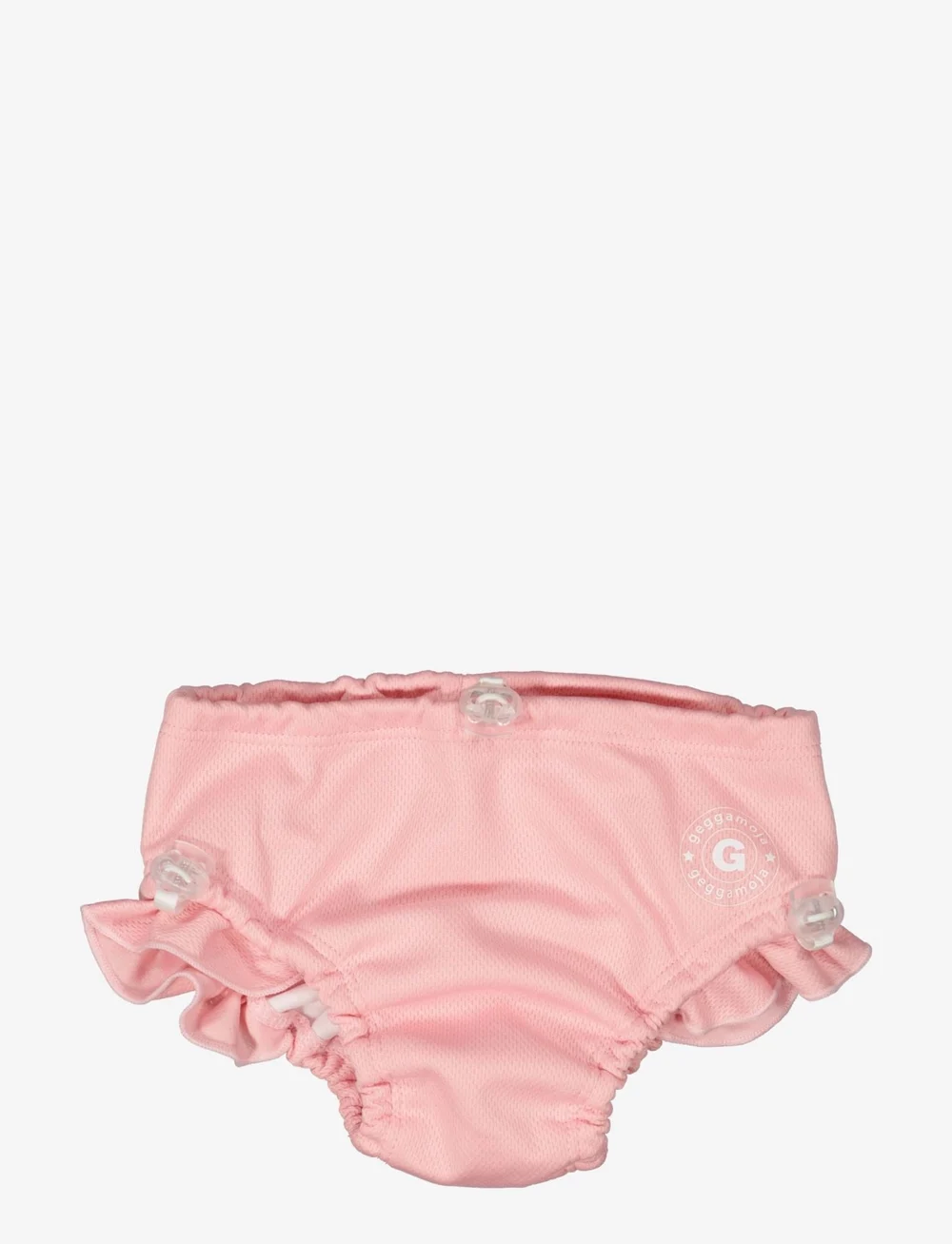 Geggamoja - UV Baby swim pant frill Pink 16 62/68 - badblöjor - pink - 1