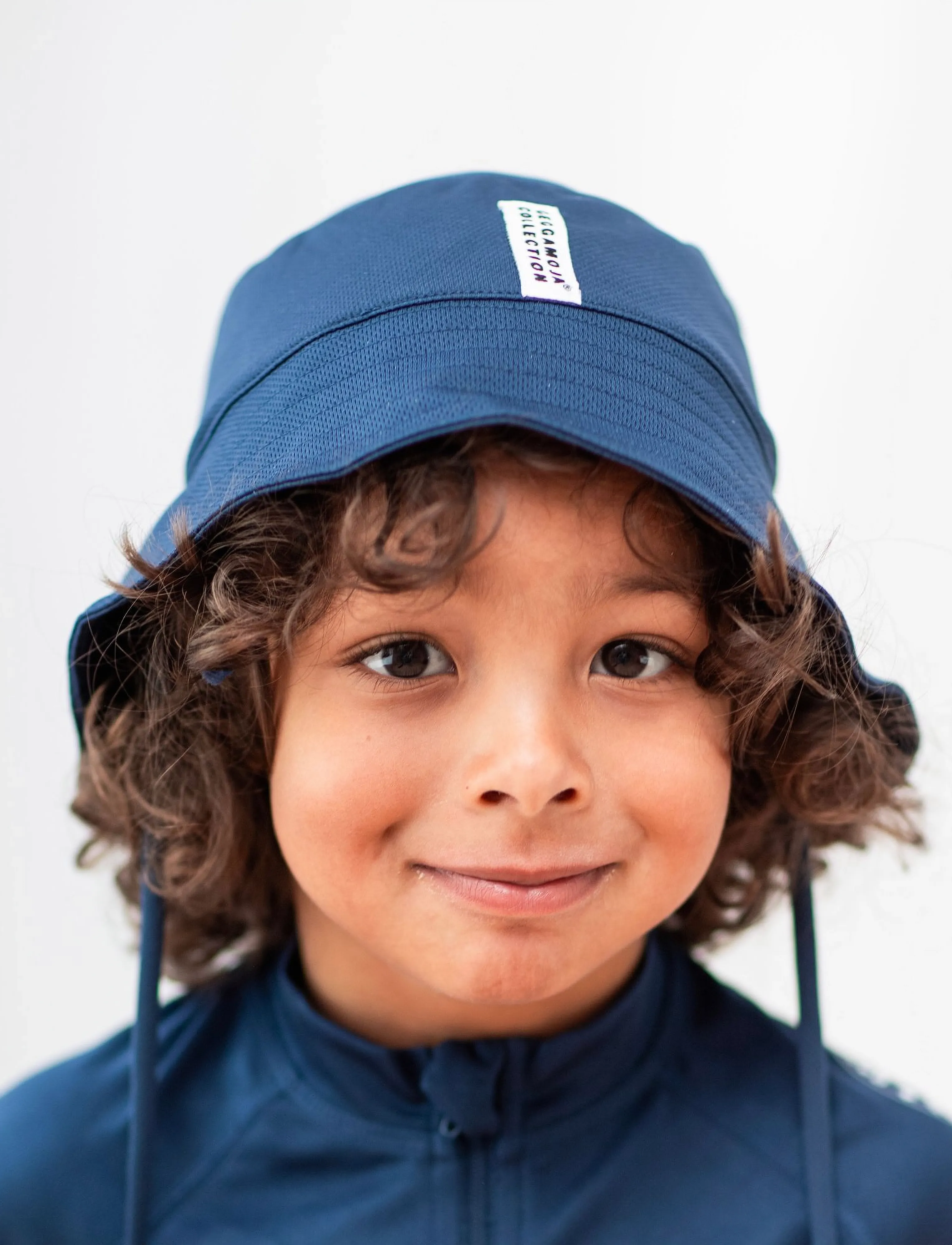 Geggamoja Uv Sunny Hat, 40-42, Accessories, Marineblau - Sun Hats, Kinder