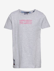 Geggamoja - S sl T-shirt - kortärmade - grey - 0