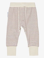 Geggamoja - Baby pant - sporta bikses - burgundy stripe - 1