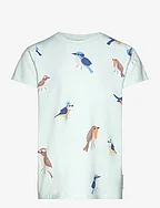 Bamboo T-shirt - GREEN BIRDS