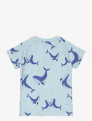 Geggamoja - Bamboo T-shirt - kurzärmelige - l,blue whale - 1