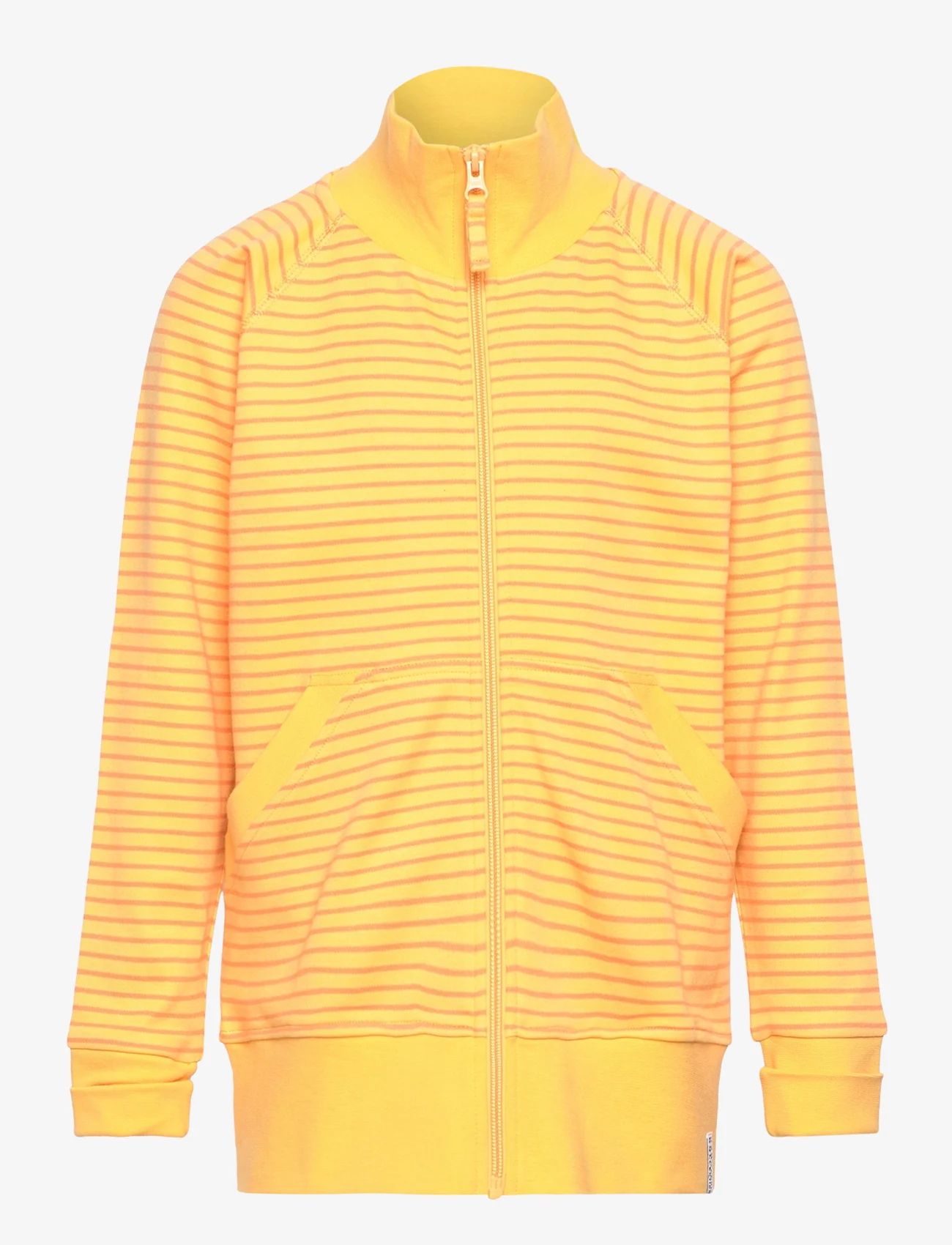 Geggamoja - Zip Sweater - medvilniniai megztiniai ir džemperiai su gobtuvu - orange - 0