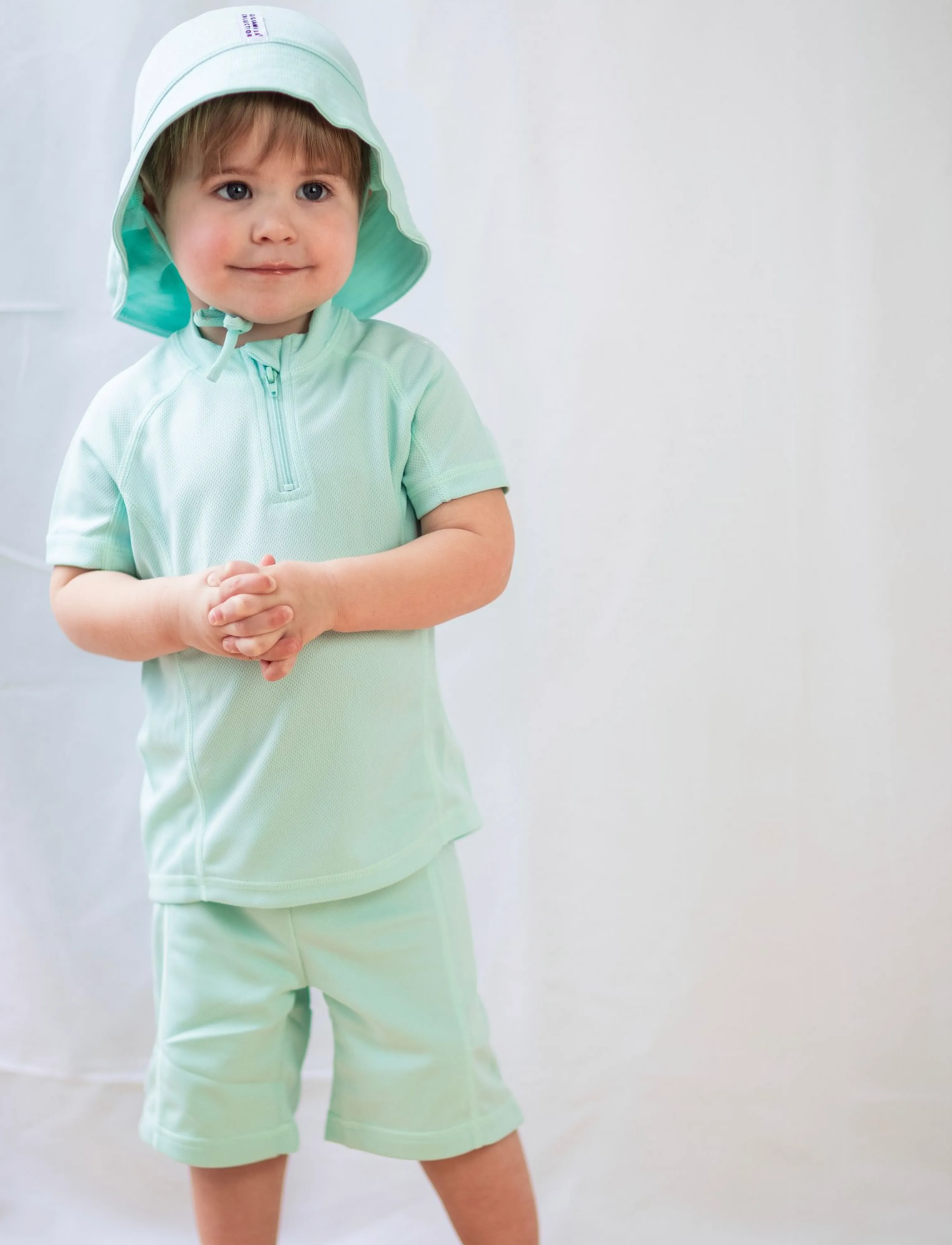Geggamoja Uv-Set, 134-140, Uv Clothing, Grün - Suits, Kinder