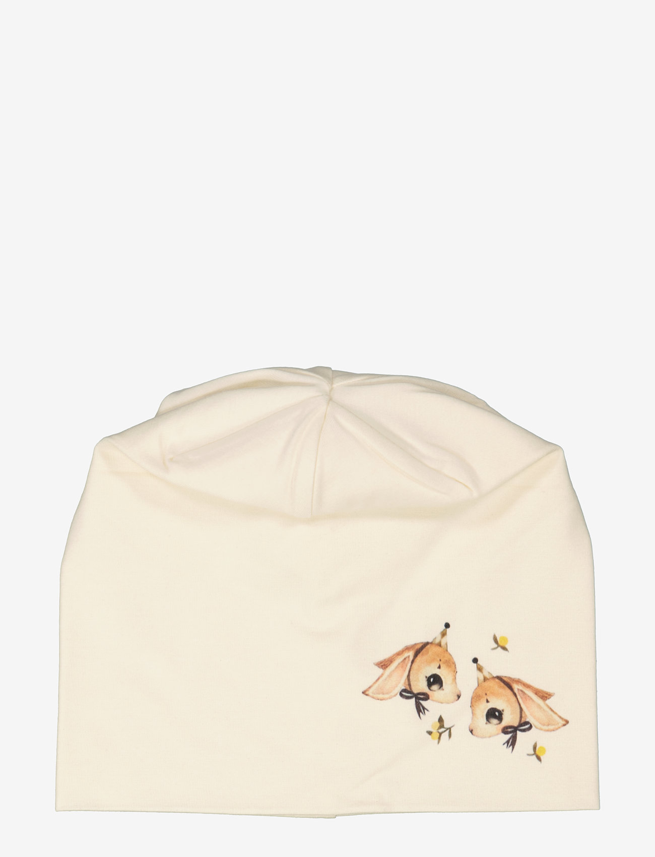 Geggamoja X Mrs Mighetto Bamboo Beanie, 44-46, Hats, Beige - Baby Kinder