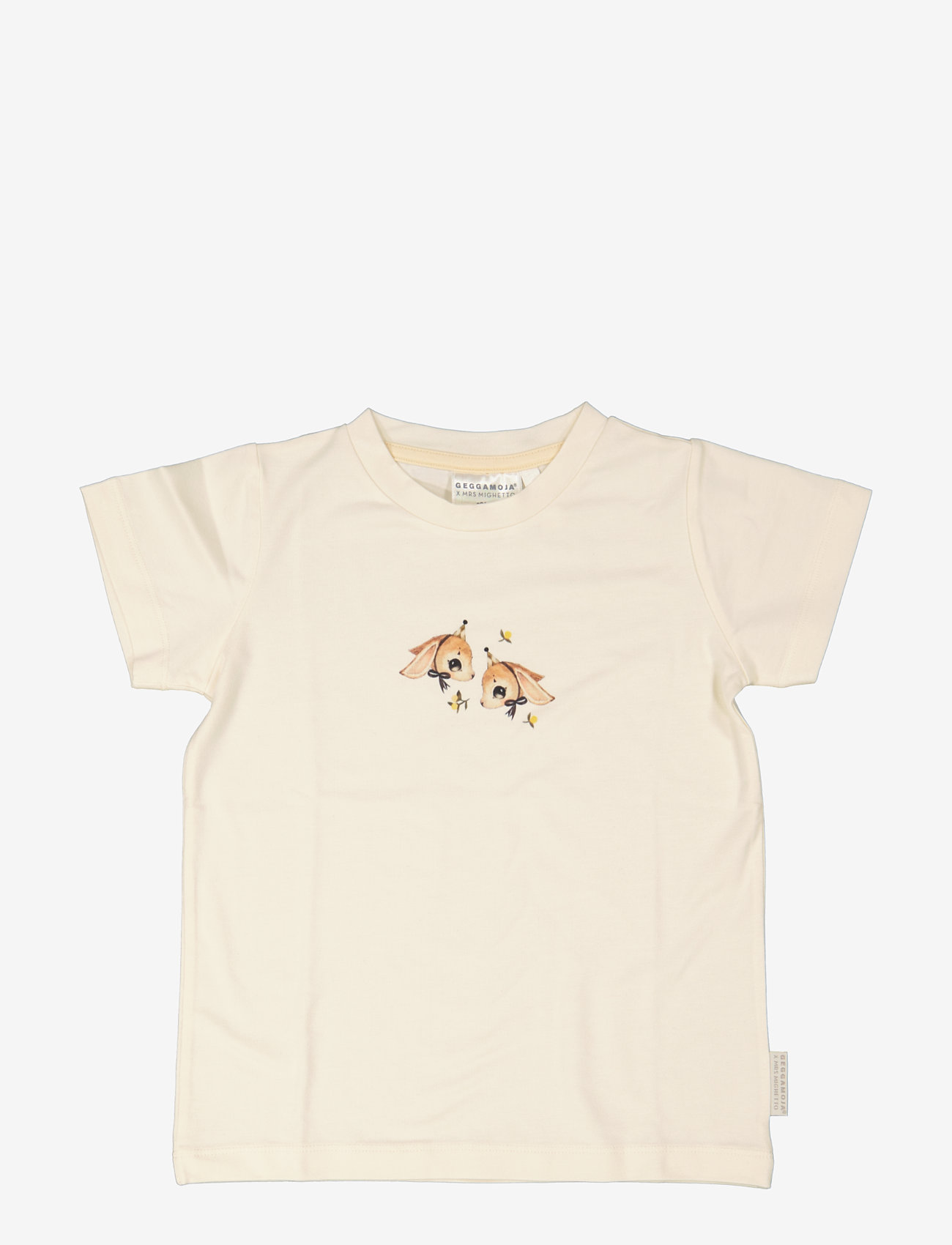 Geggamoja - Geggamoja X Mrs Mighetto Bamboo Tee - beige - 0