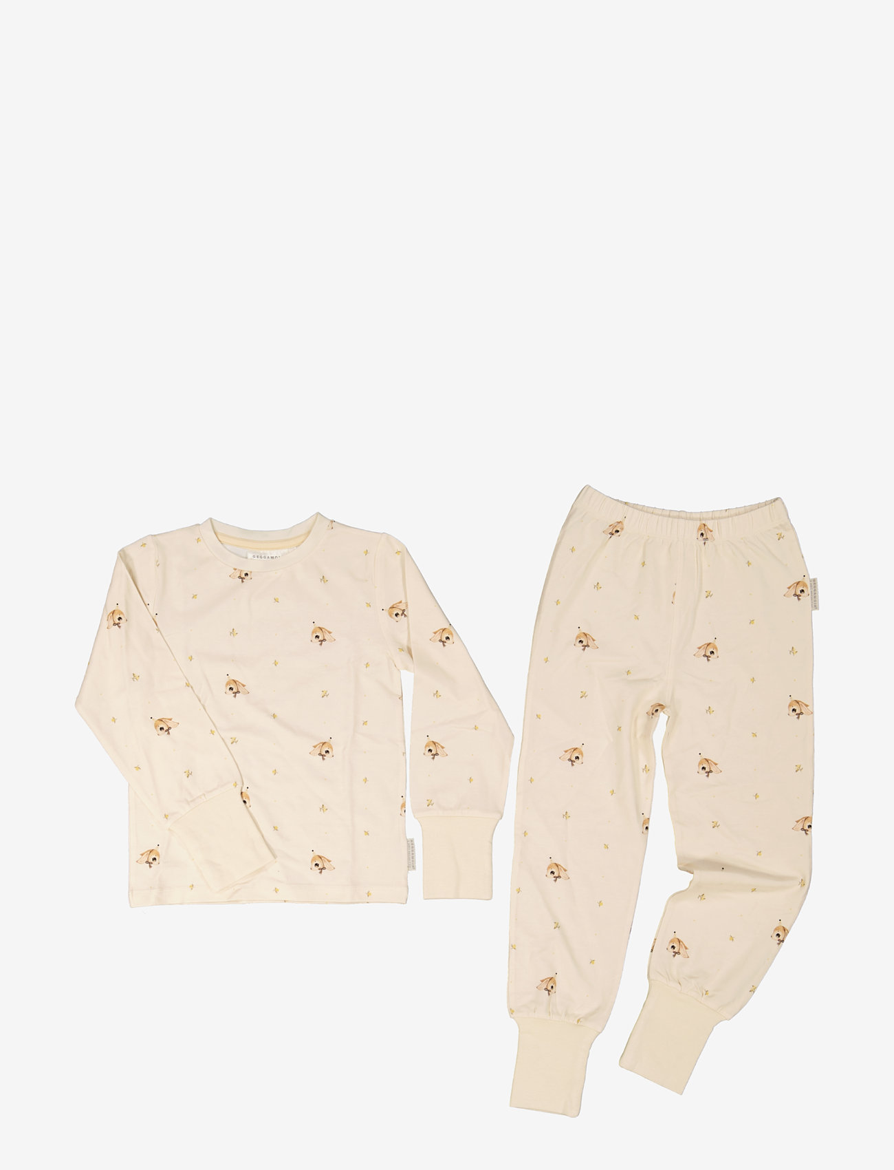 Geggamoja - Geggamoja X Mrs Mighetto Bamboo 2 Pcs Pyjamas - beige - 1