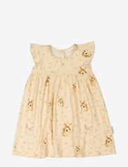 Geggamoja - Geggamoja X Mrs Mighetto Bamboo Frill Dress - kūdikių suknelės be rankovių - pouder - 0