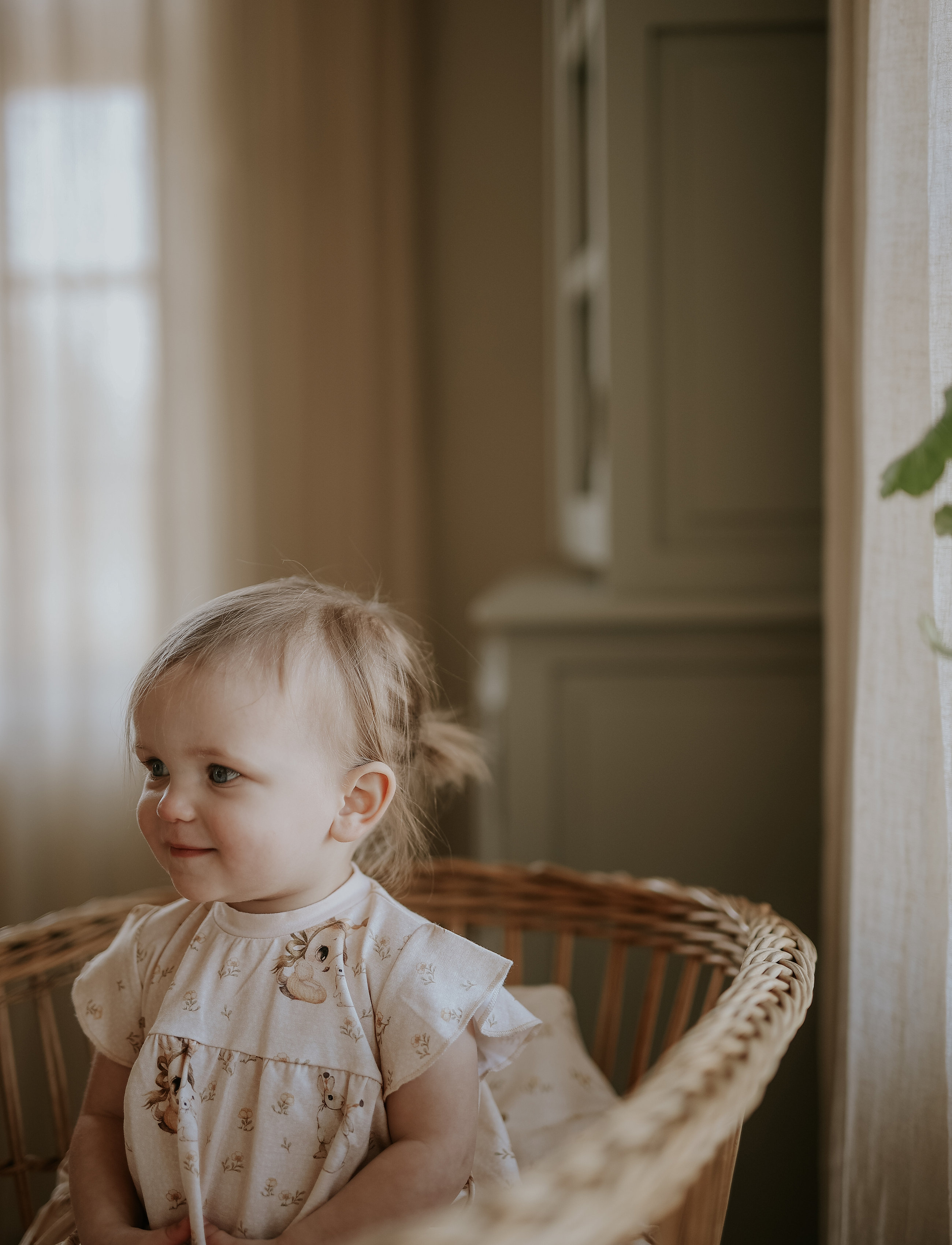 Geggamoja - Geggamoja X Mrs Mighetto Bamboo Frill Dress - robes pour bébés sans manches - pouder - 3