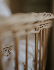 Geggamoja - Bamboo bedding crib Stella pouder - gultas veļa - pink - 3