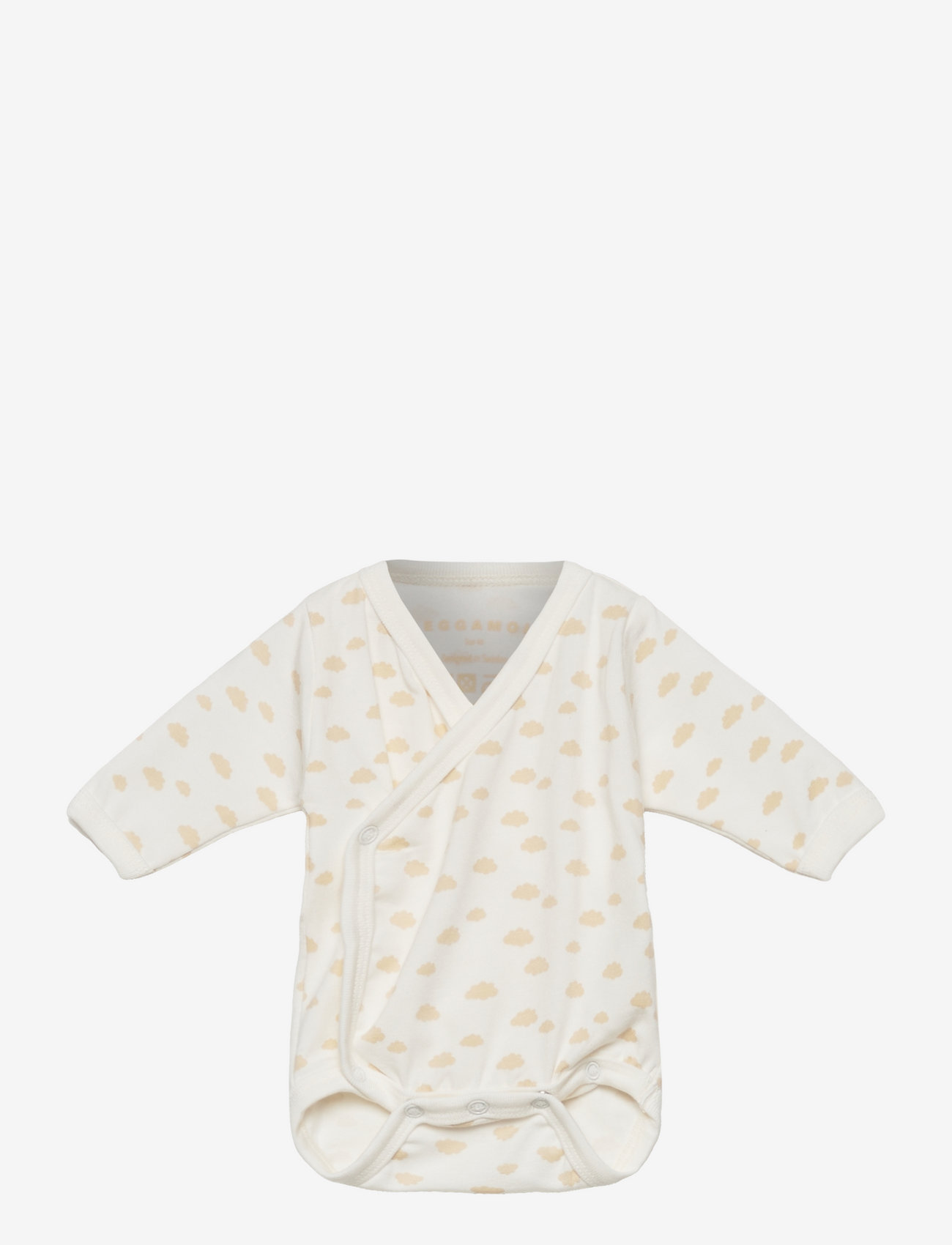 Geggamoja - Premature bamboo body - omlottbodies - beige - 0