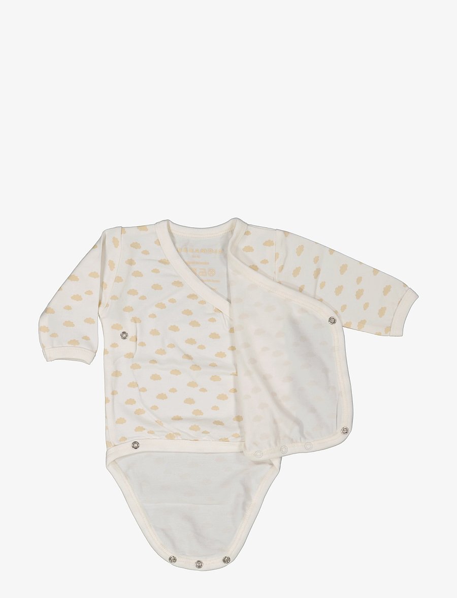 Geggamoja - Premature bamboo body - bodid - beige - 2