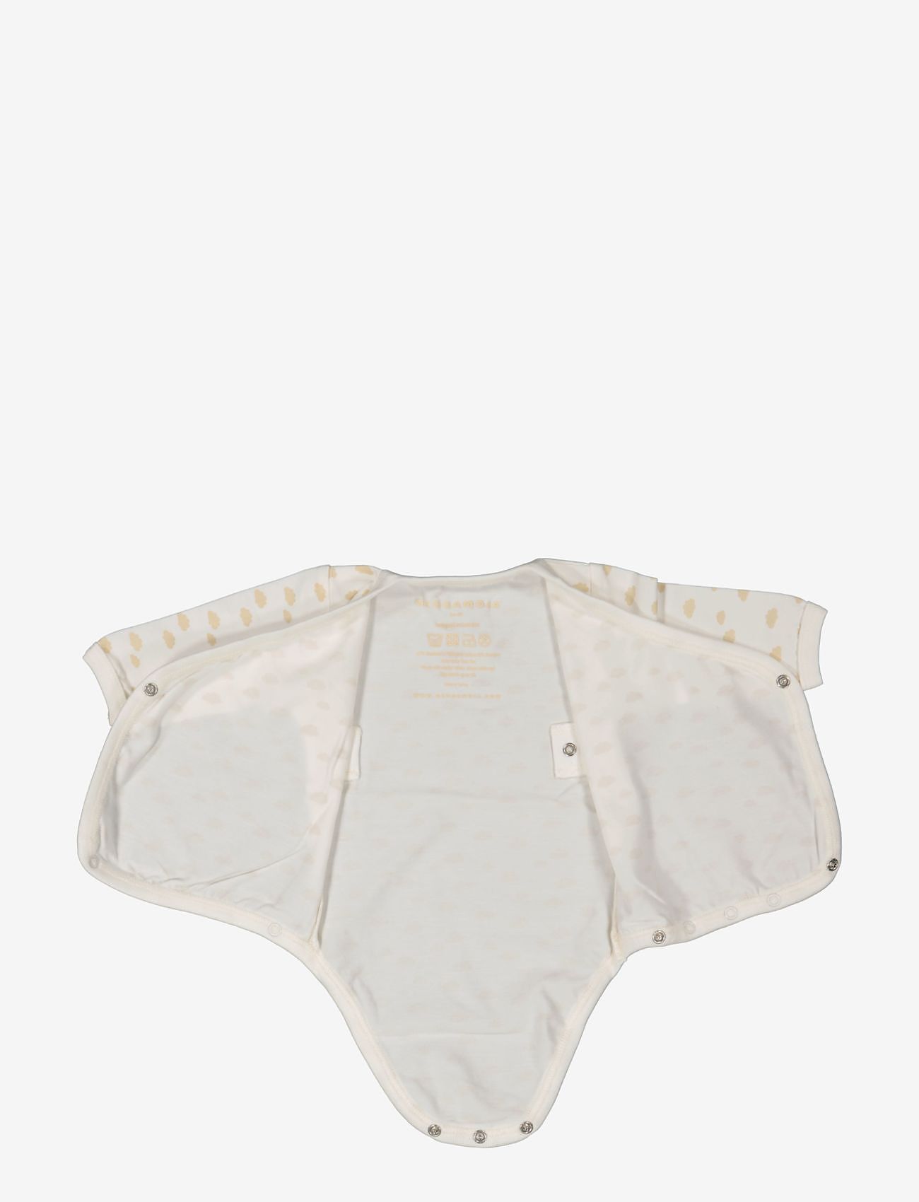 Geggamoja - Premature bamboo body - omlottbodies - beige - 3