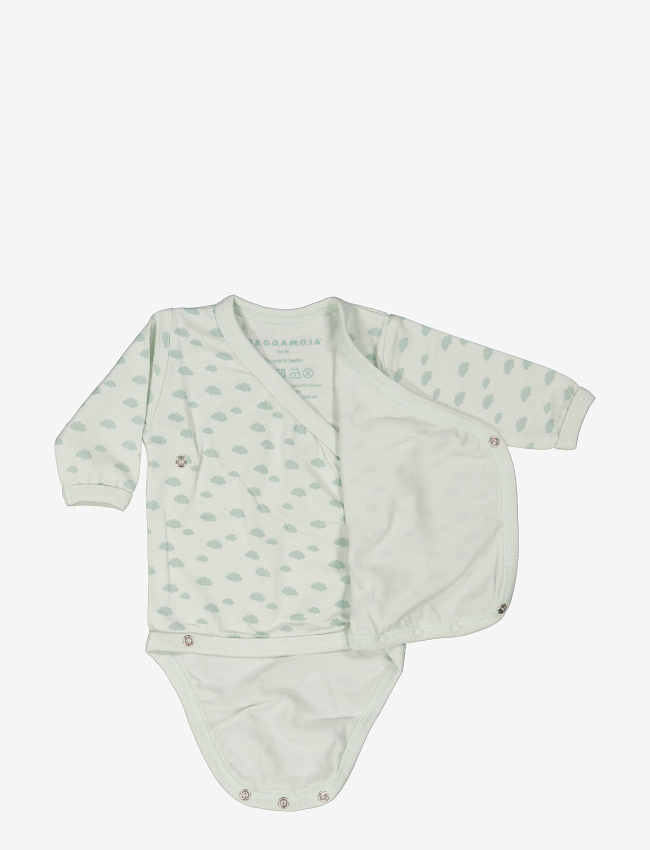 Geggamoja - Premature bamboo body - omslagrompers - green - 2