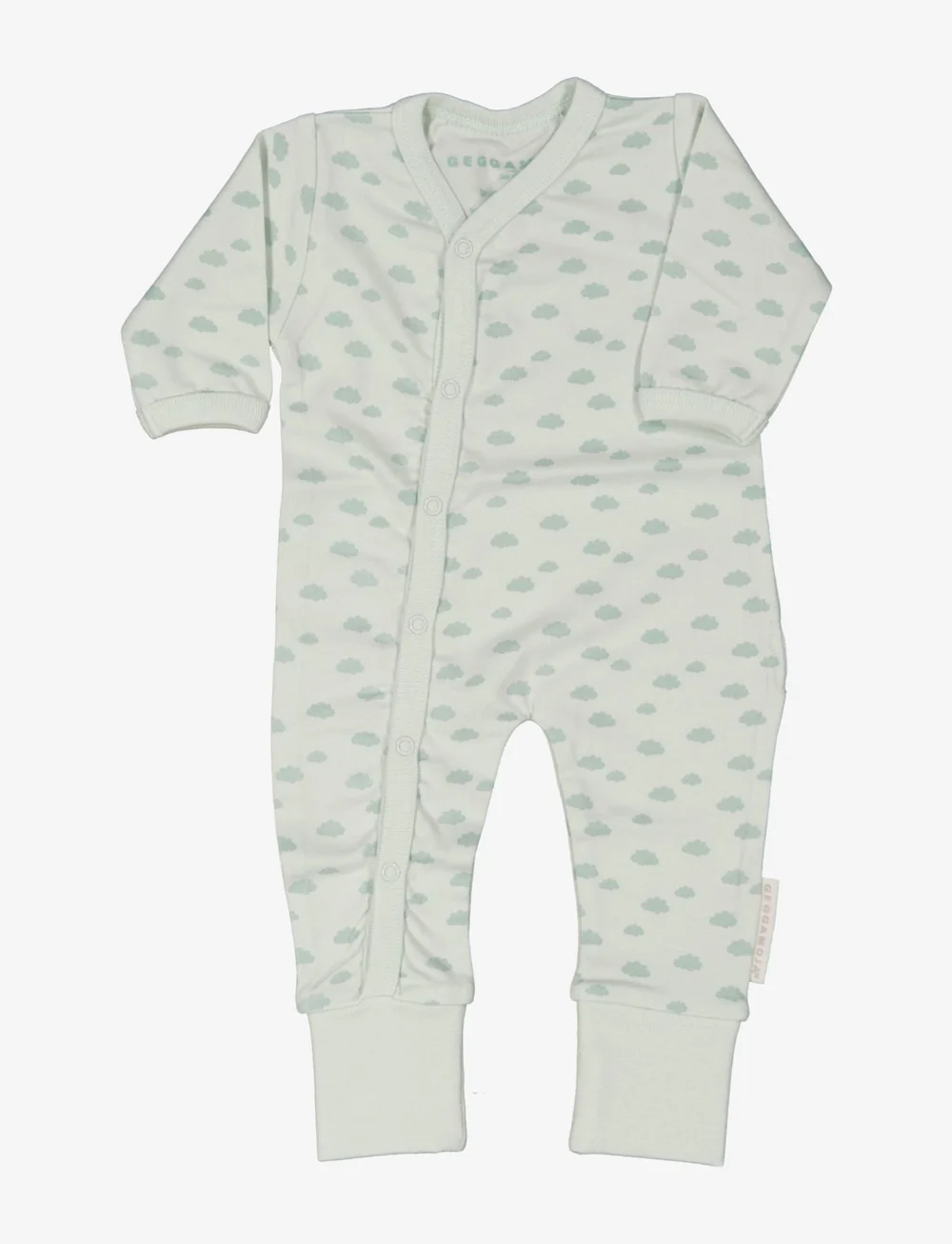 Geggamoja - Premature bamboo suit - langärmelig - green - 0