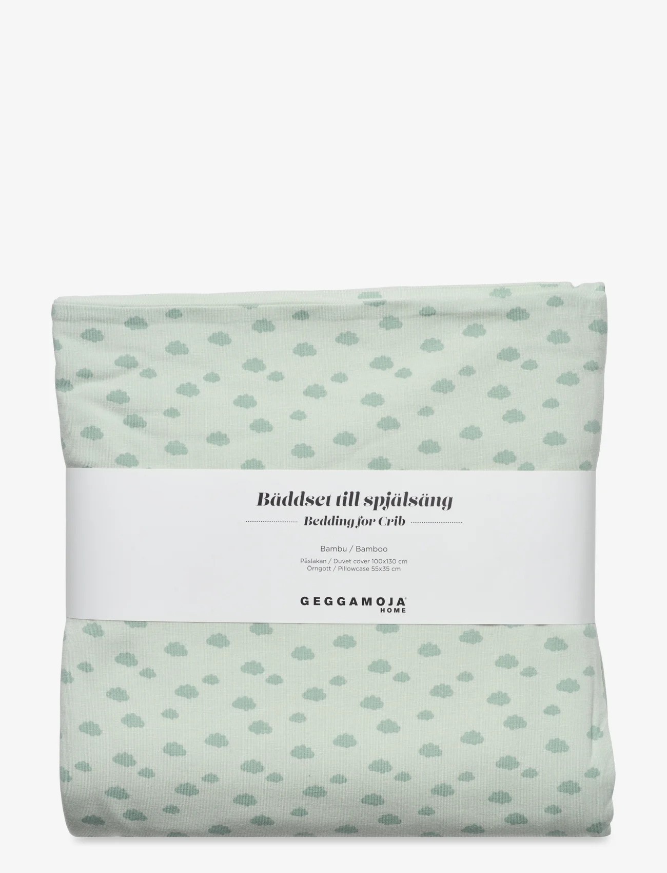Geggamoja - Bamboo bedding - sengetøj - green - 0
