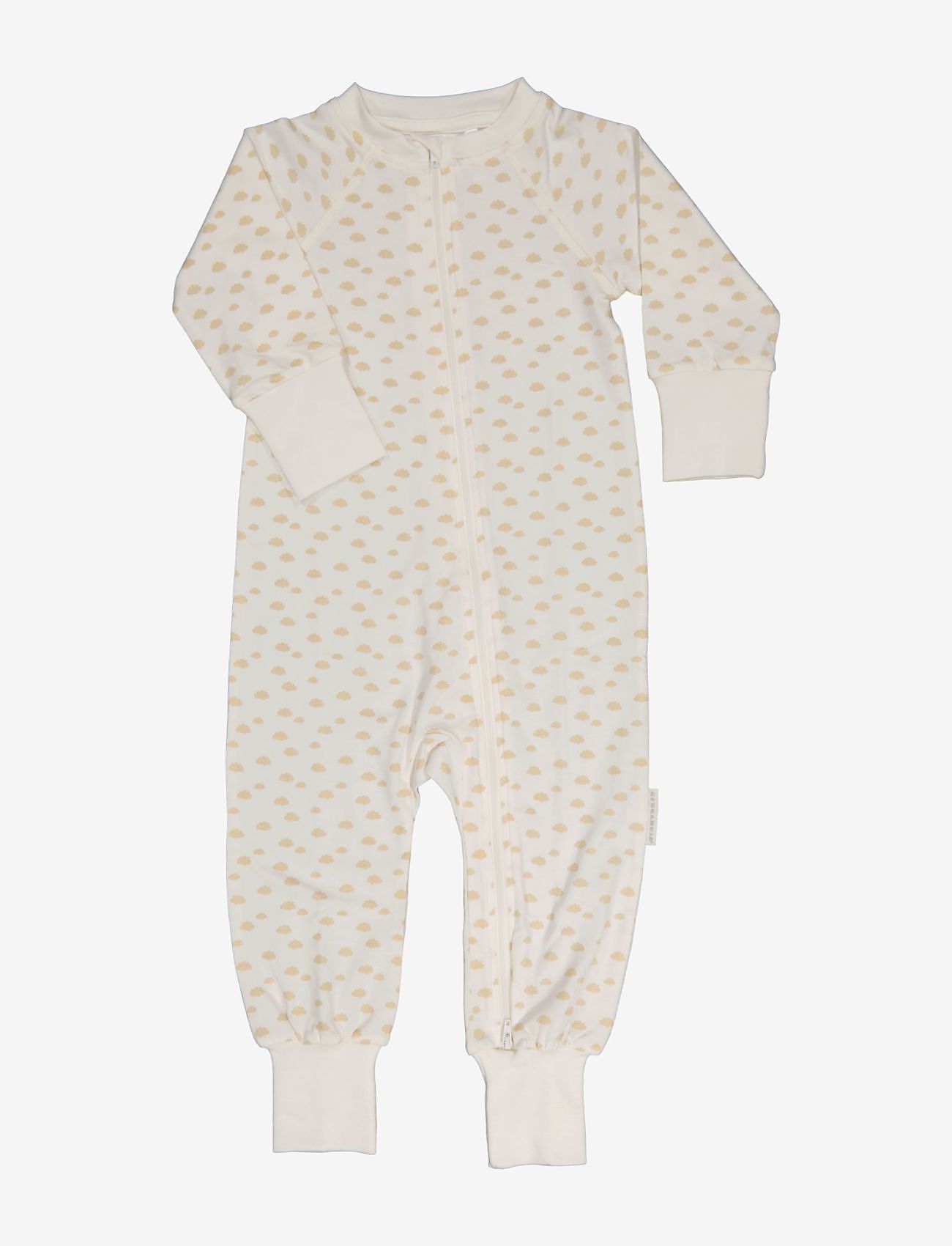Geggamoja - Bamboo pyjamas - sleeping overalls - beige - 0
