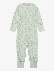 Geggamoja - Bamboo pyjamas - sleeping overalls - green - 0