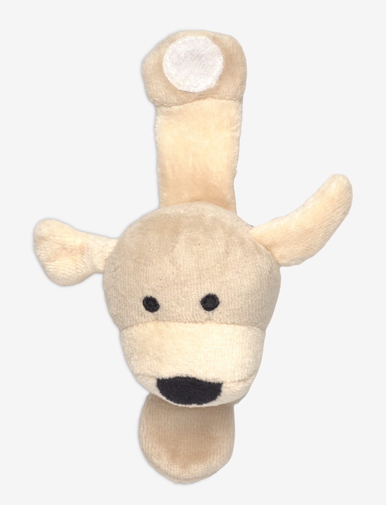 Geggamoja - Wrist rattle - skallror - beige doddi - 0