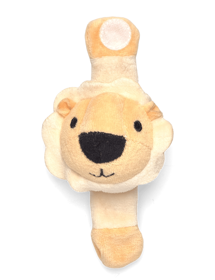 Geggamoja - Wrist rattle - rasseln - yellow lion - 0