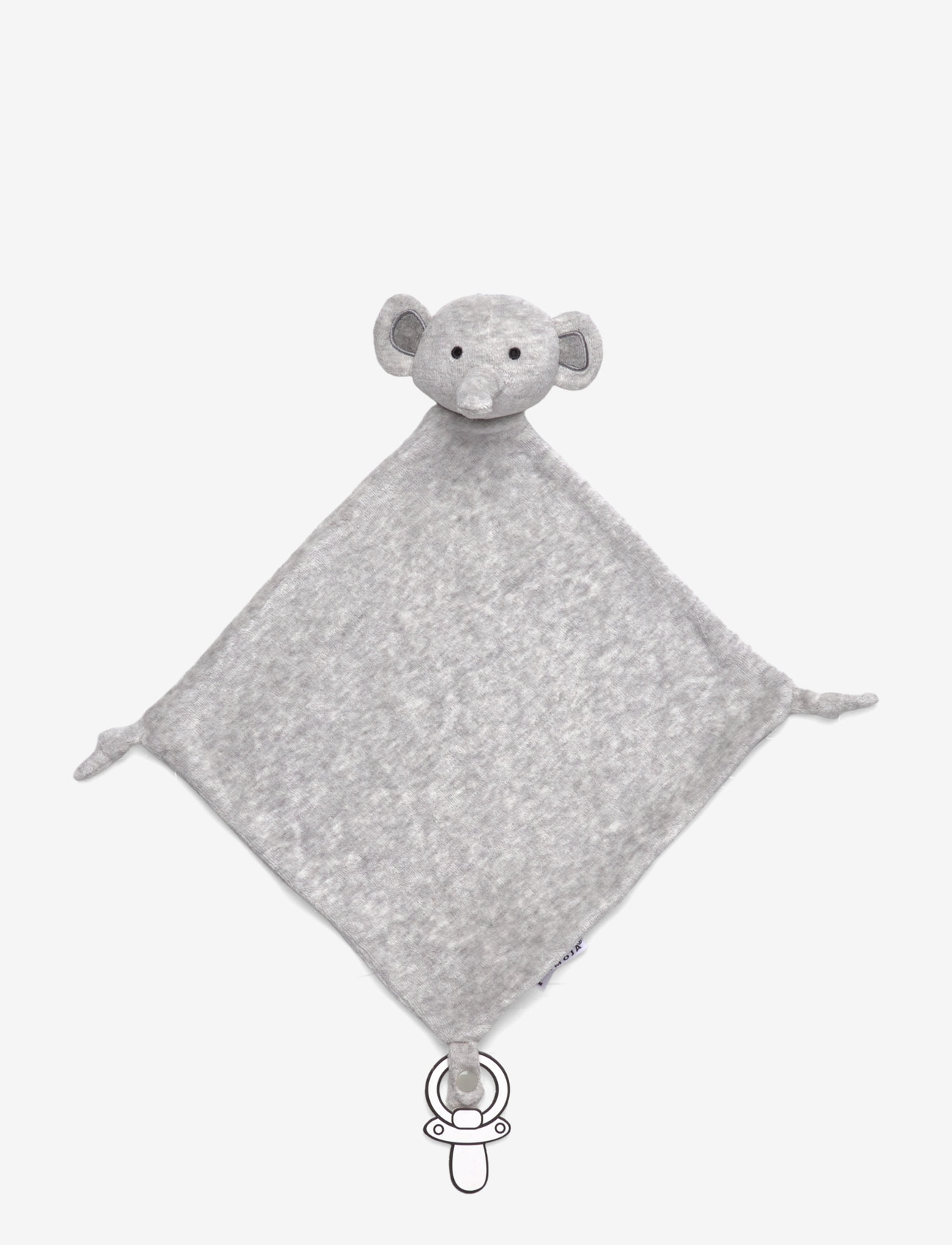 Geggamoja - Velour Blanket Yellow Lion - kaisutekid - grey mel elephant - 0