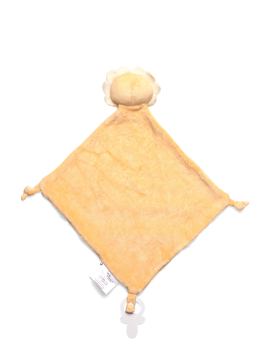 Geggamoja - Velour Blanket Yellow Lion - schmusetuch - yellow lion - 1