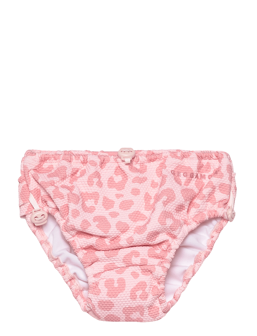 Geggamoja - UV Baby Swim Pant Pink Leo - couches de bain - pink leo - 1
