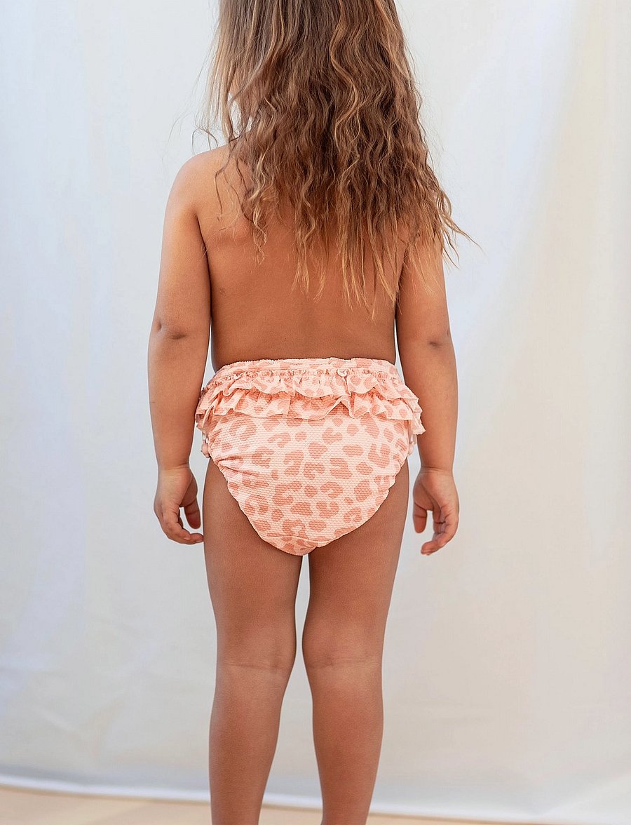 Geggamoja - UV Baby Swim Pant Pink Leo - couches de bain - pink leo - 3