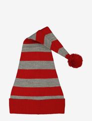 Geggamoja - Christmas cap striped - muts - red - 0