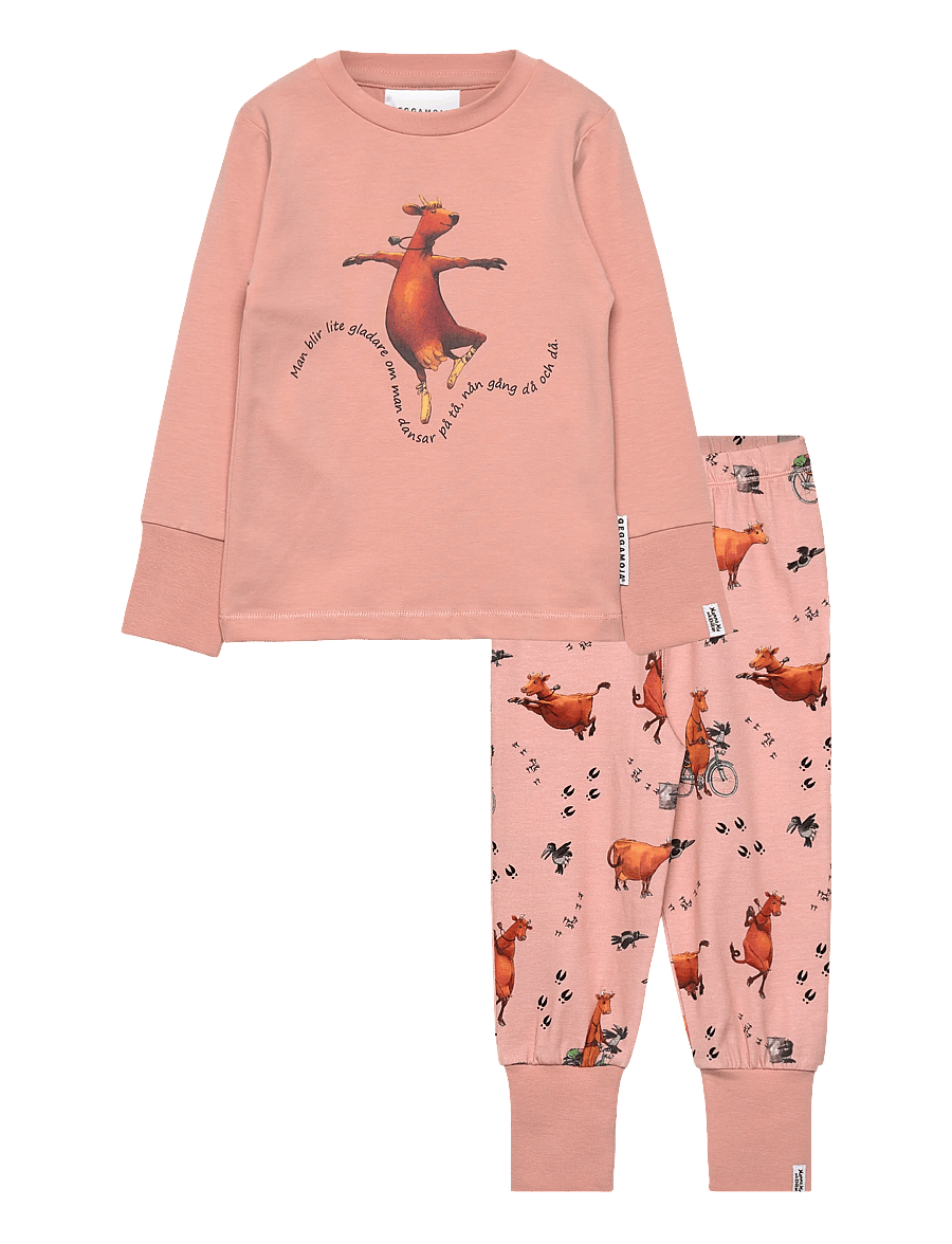 Geggamoja - Mamma Mu Two Piece Pyjamas - pyjamasset - pink - 0