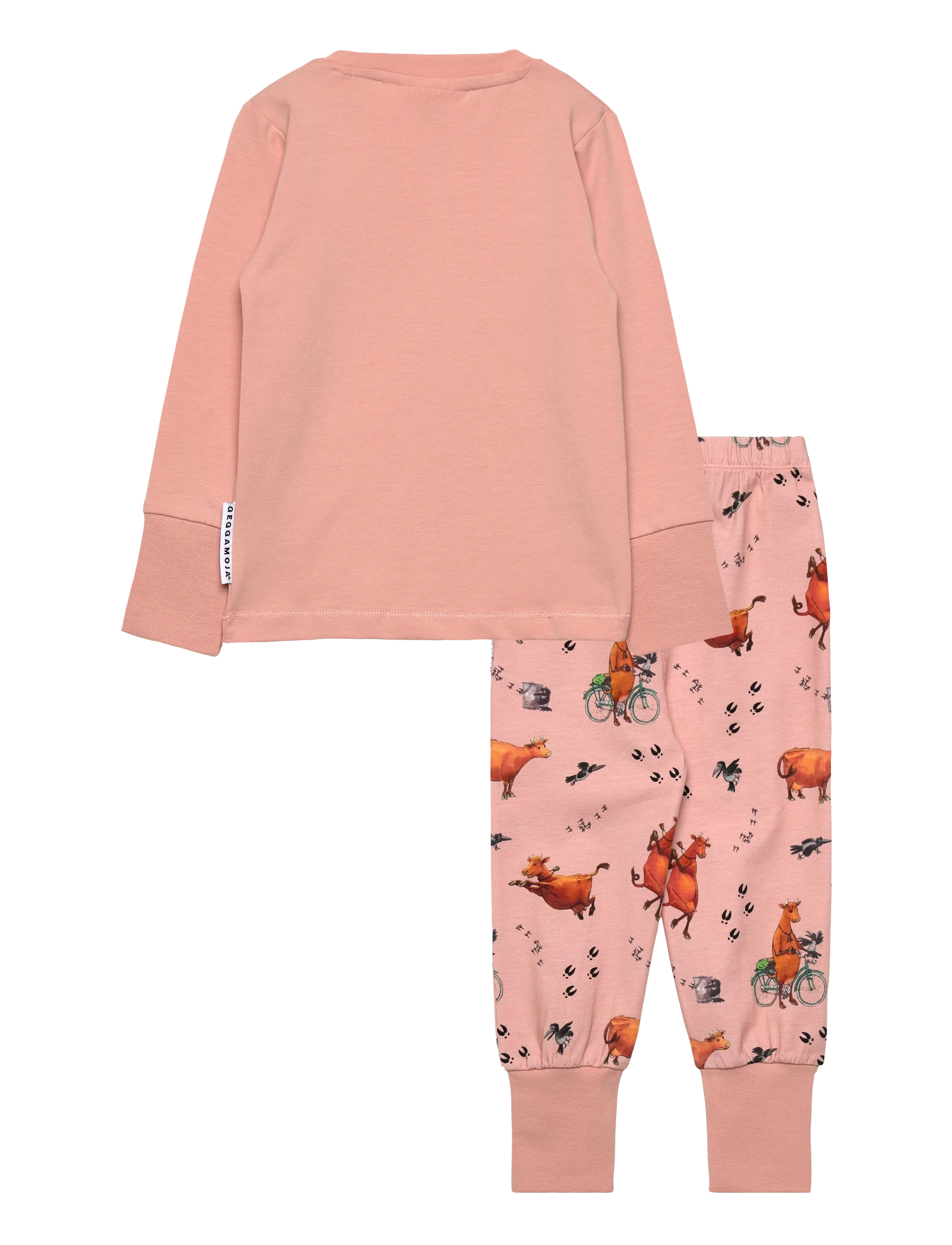Geggamoja - Mamma Mu Two Piece Pyjamas - pink - 1