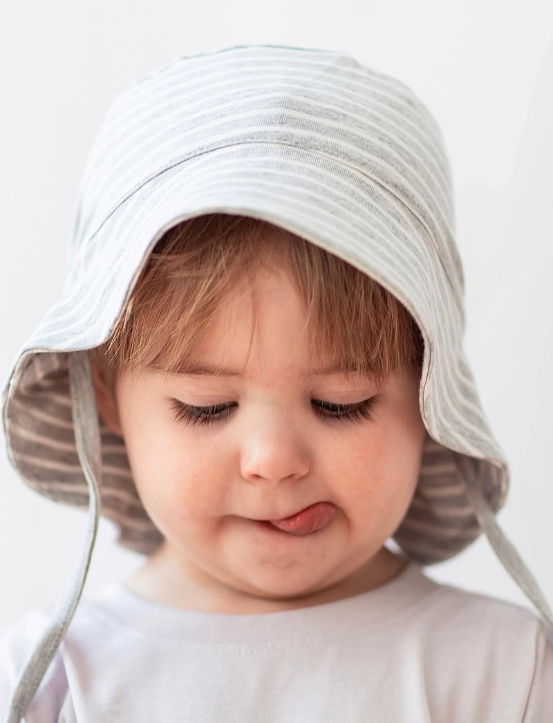 Geggamoja - Sunny hat Classic - chapeau de soleil - grey mel/white - 0