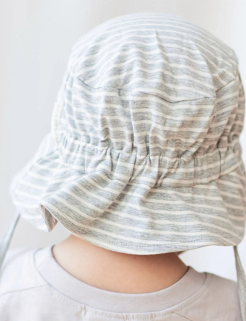 Geggamoja - Sunny hat Classic - chapeau de soleil - grey mel/white - 3