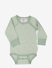 Geggamoja - Baby body L.S Classic - laagste prijzen - green - 0