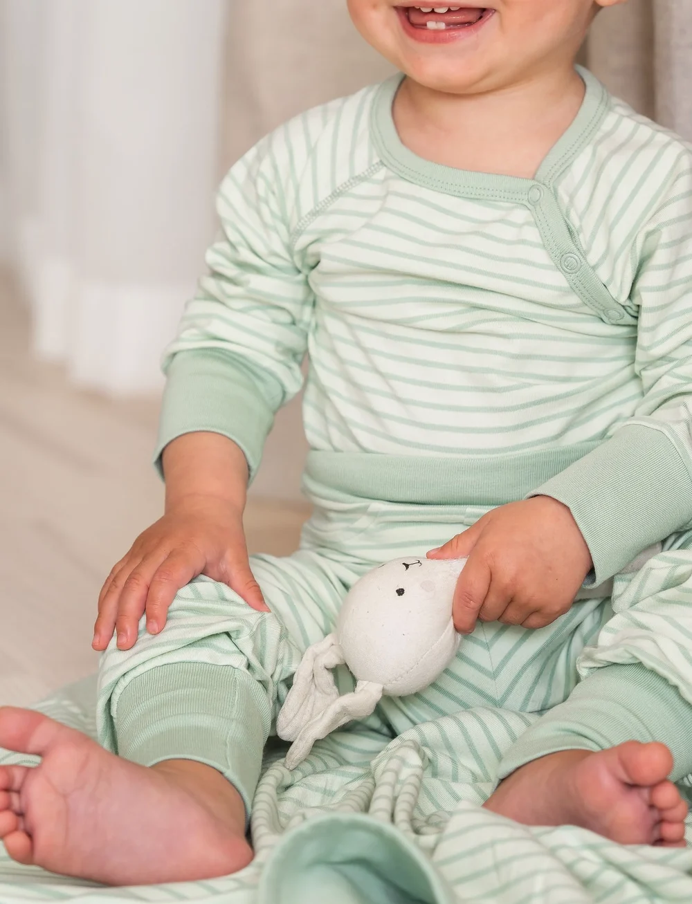 Geggamoja - Baby body L.S Classic - langärmelige bodys - green - 0