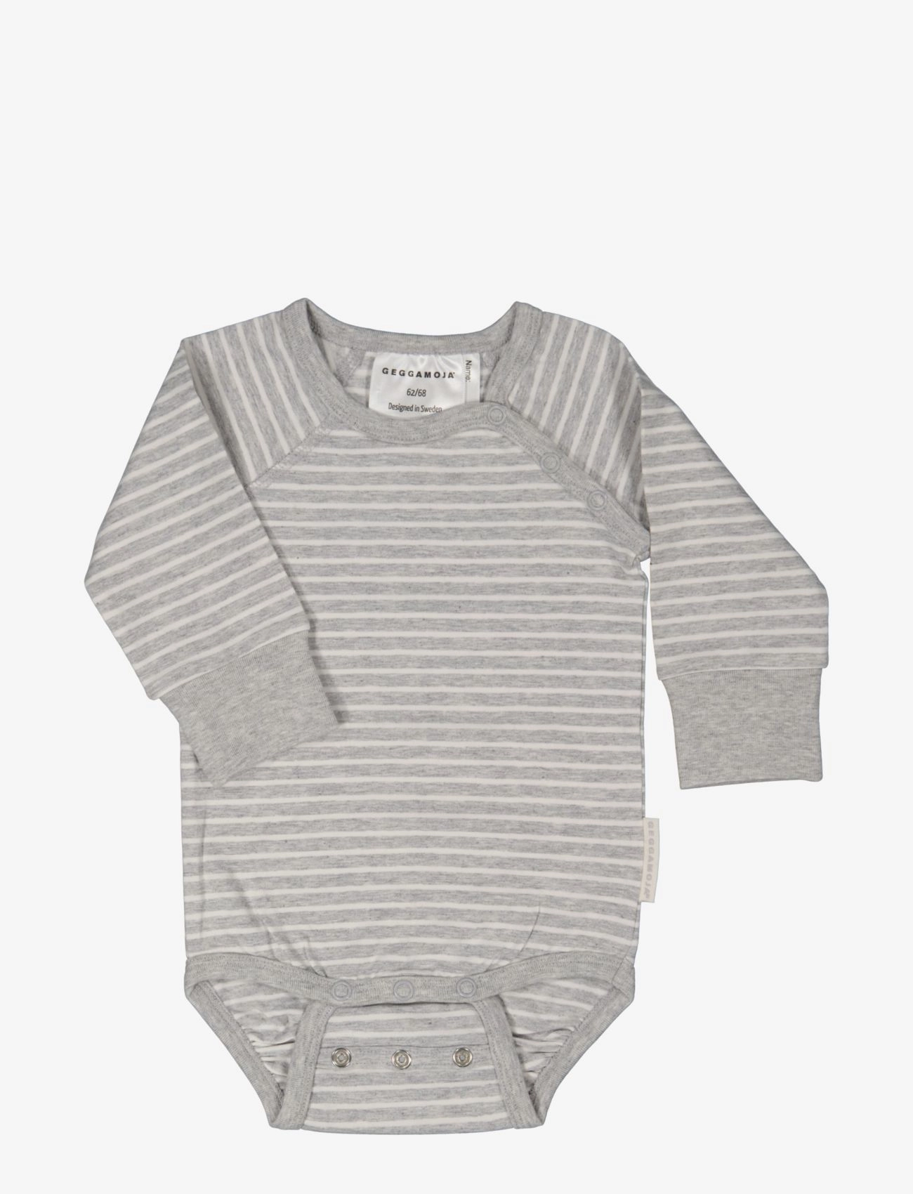 Geggamoja Baby Body Classic, 86-92, Grey, Bodys > Langærmede, Børn