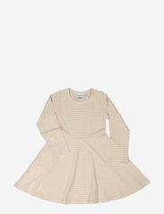 Flared dress L.S Classic - BEIGE